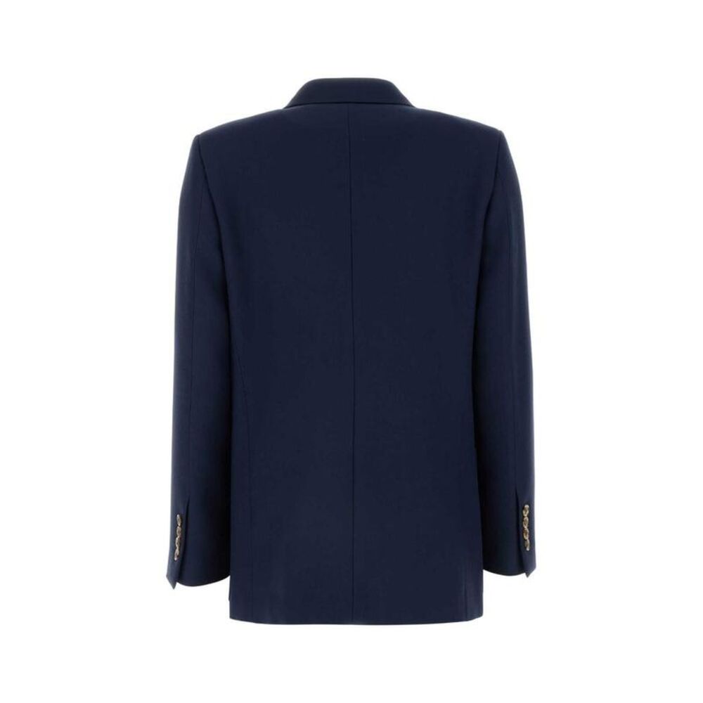 VALENTINO GARAVANI Valentino Double-Breasted Crystal Button Blazer Women BLUE - Picture 2 of 2
